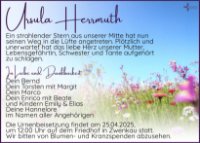eine Anzeige